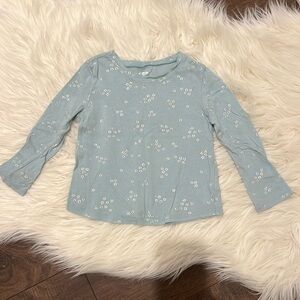 3 for $10 🐥Old Navy navy light blue star print long sleeve top size:3T